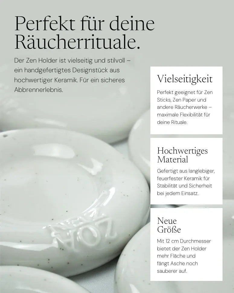 Zen Holder Räucherschale im Detail