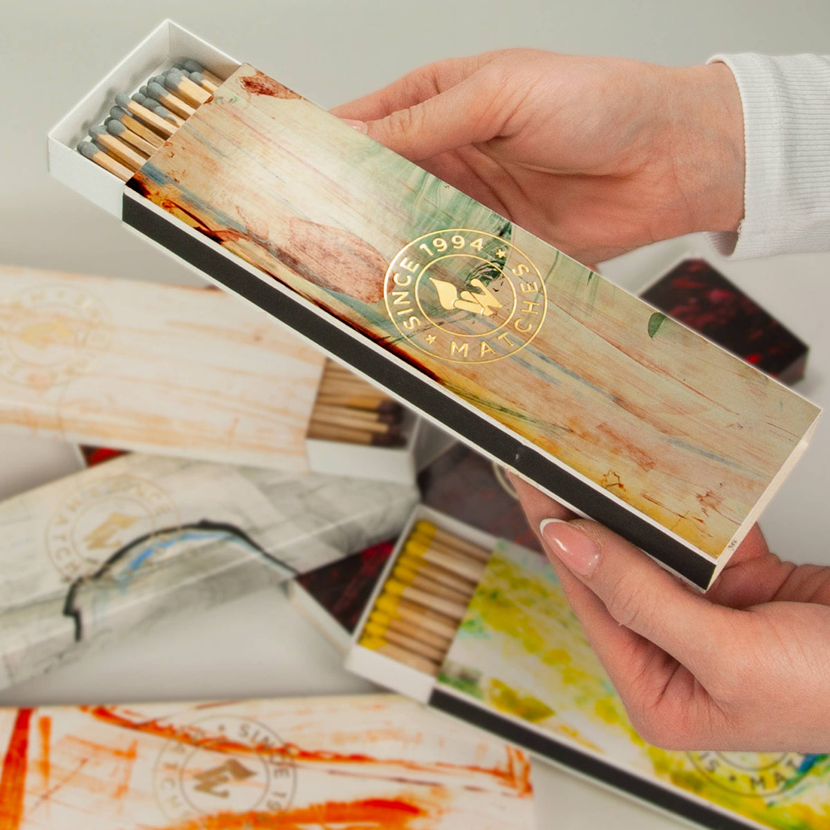 ART Premium Streichhölzer, weitere Detailansicht der Schachtel