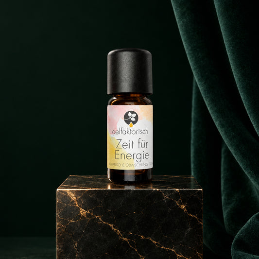 Ätherische Ölmischung „Zeit für Energie“ von oelfaktorisch, 10-ml-Fläschchen