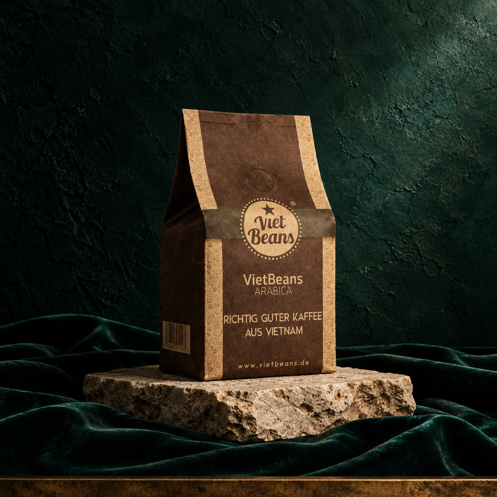 VietBeans Arabica – die Erlesene, vietnamesischer Kaffee in der 250-g-Aromaverpackung