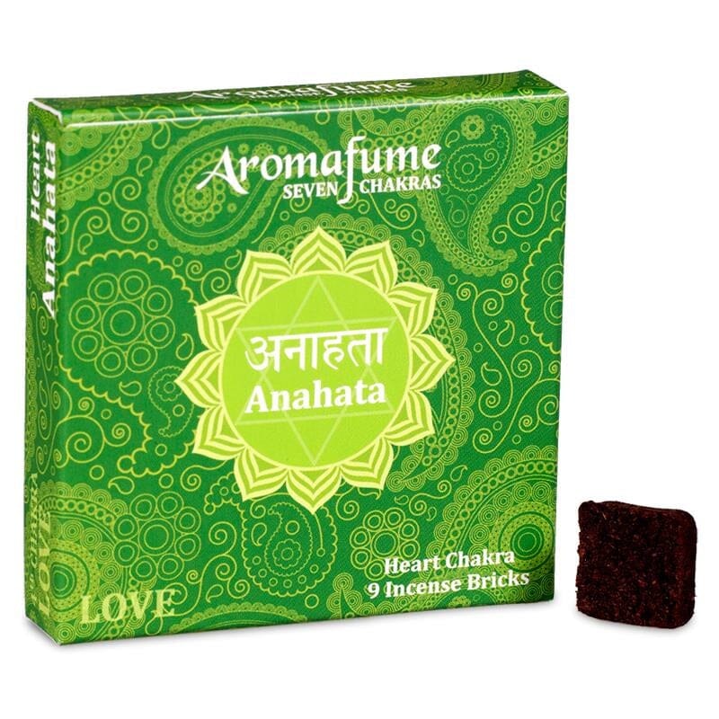 Aromafume Chakra-Weihrauchblöcke mit Chakra-Farbcodierung