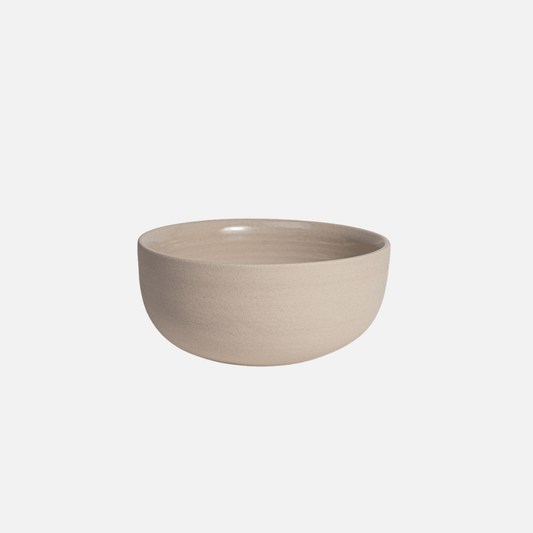 KUMO Cappuccino Tasse beige – handgemachte Steinzeugtasse (ca. 220 ml), Produktansicht