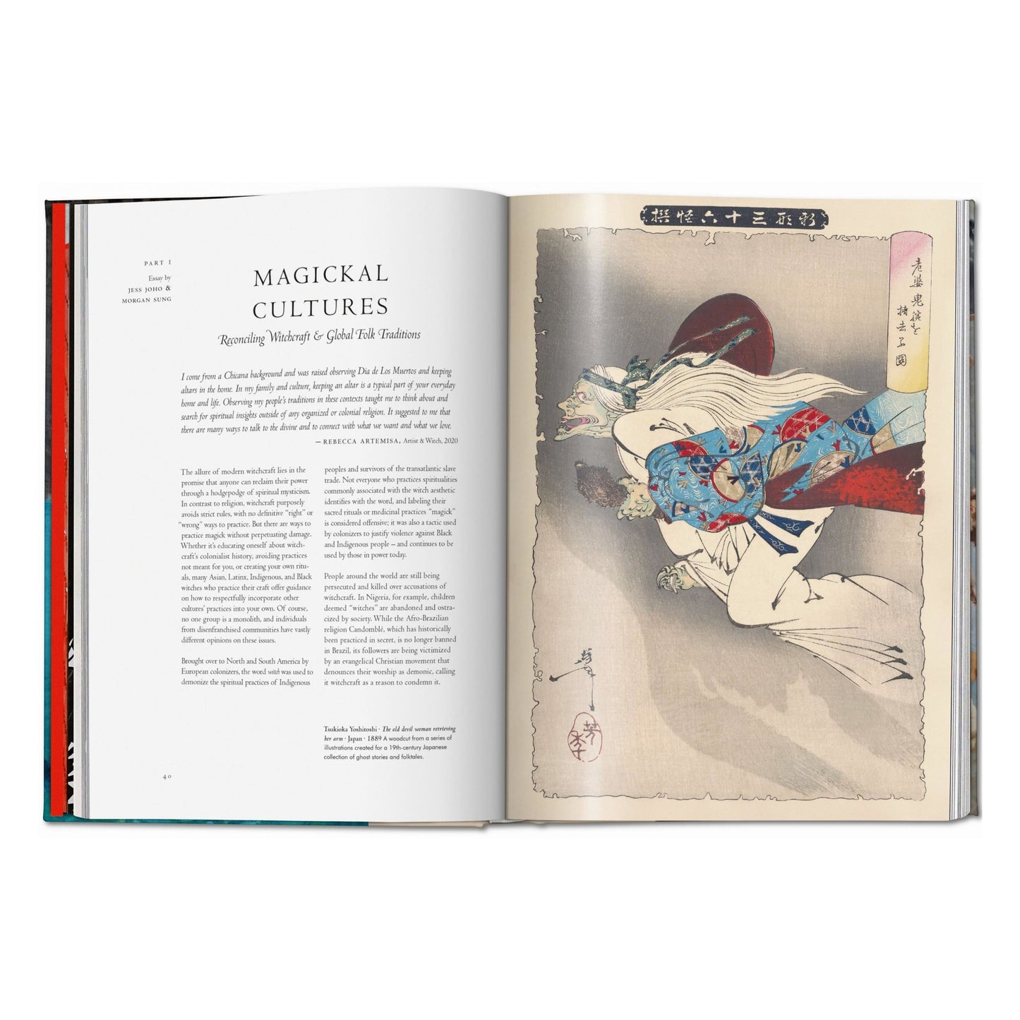 Witchcraft-Band der Library of Esoterica auf dunklem Untergrund