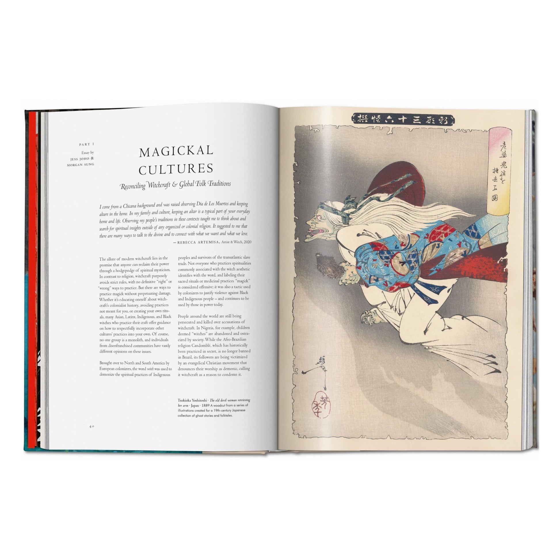 Witchcraft-Band der Library of Esoterica auf dunklem Untergrund