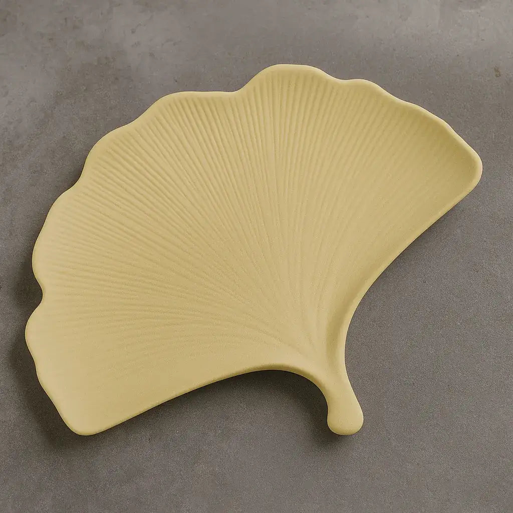 Ginkgoblatt Schmuckablage in verschiedenen Farbvarianten