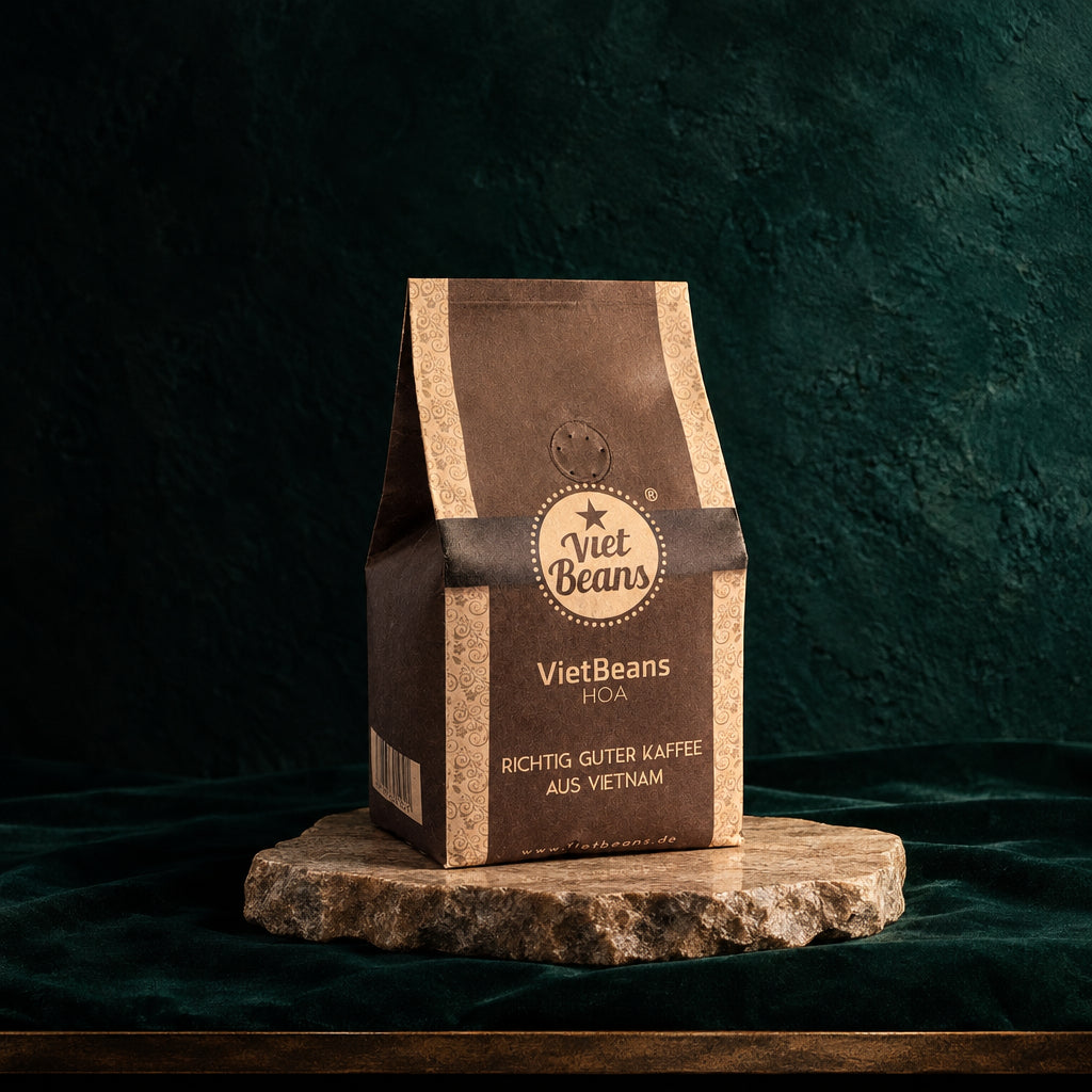 VietBeans Hoa – die Ausgewogene, vietnamesischer Kaffee in der 250-g-Aromaverpackung
