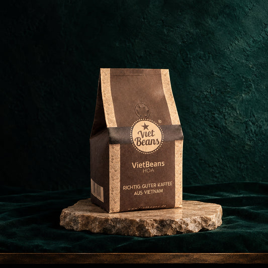 VietBeans Hoa – die Ausgewogene, vietnamesischer Kaffee in der 250-g-Aromaverpackung