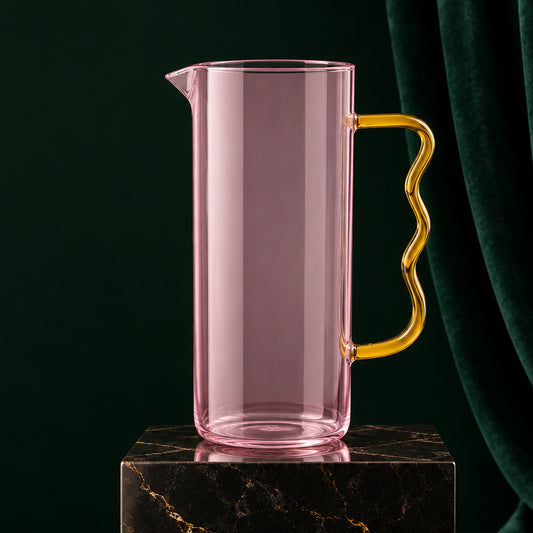 Krug RAINBOW von Tranquillo aus Borosilikatglas, 1,3 Liter