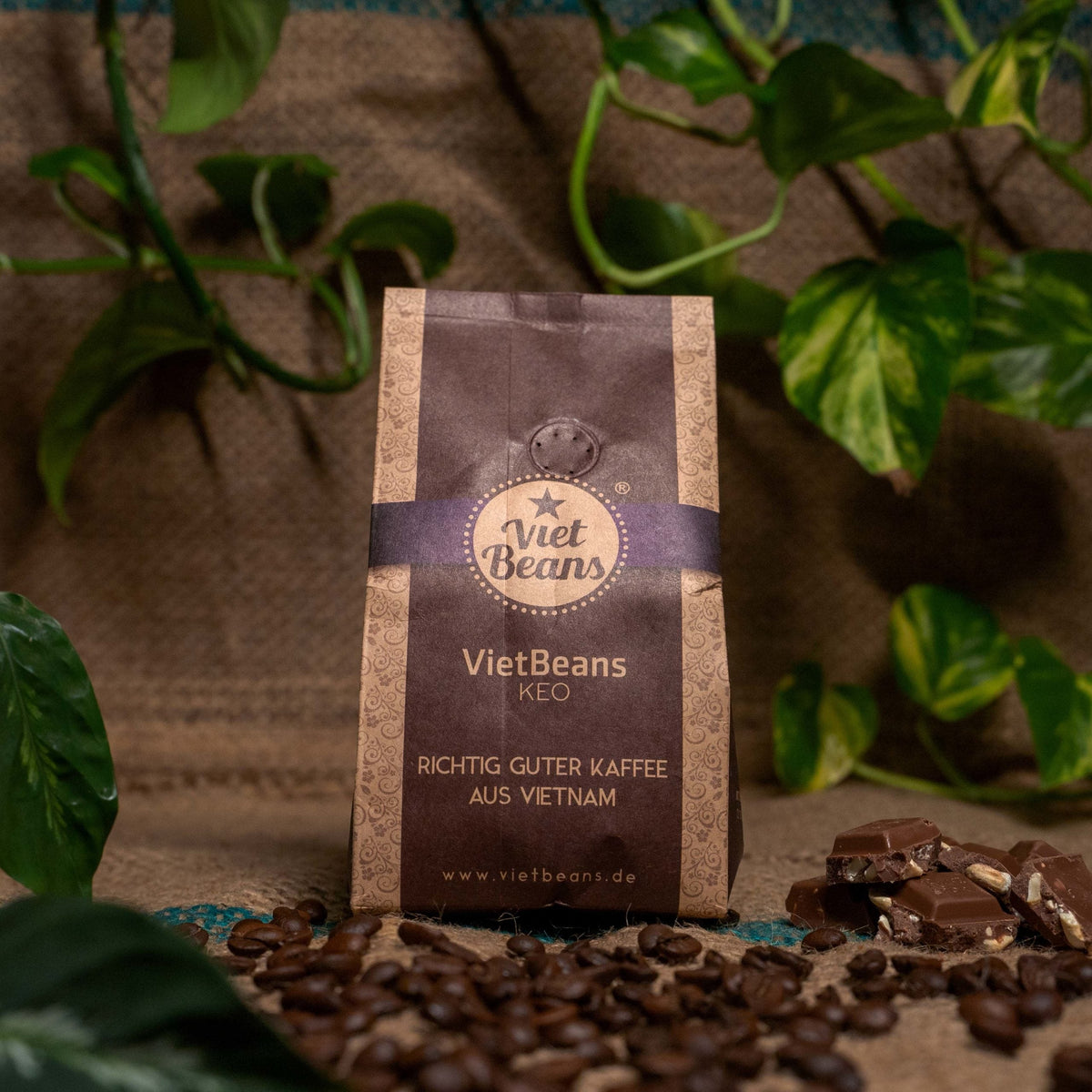 Schokoladiger Kaffee Keo von VietBeans, weitere Ansicht