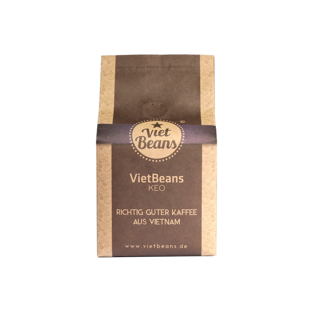 Kaffee Keo von VietBeans, in Butter und Rum geröstet, Detailansicht