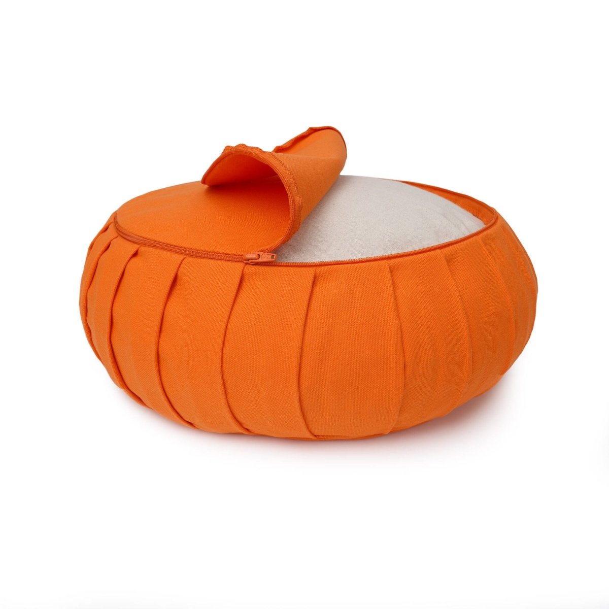 Meditationskissen Zafu BASIC mit ZIP | Yogakissen für aufrechtes Sitzen