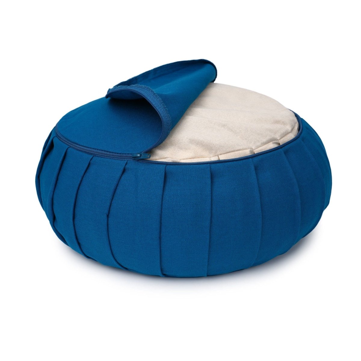 Meditationskissen Zafu BASIC mit ZIP | Yogakissen für aufrechtes Sitzen