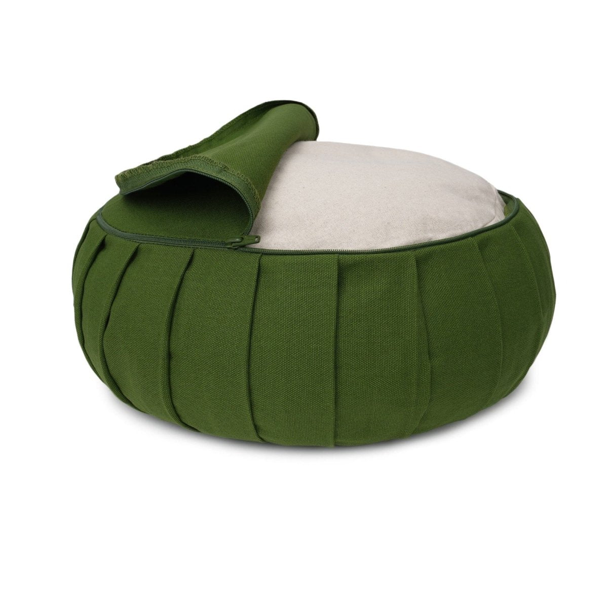 Meditationskissen Zafu BASIC mit ZIP | Yogakissen für aufrechtes Sitzen