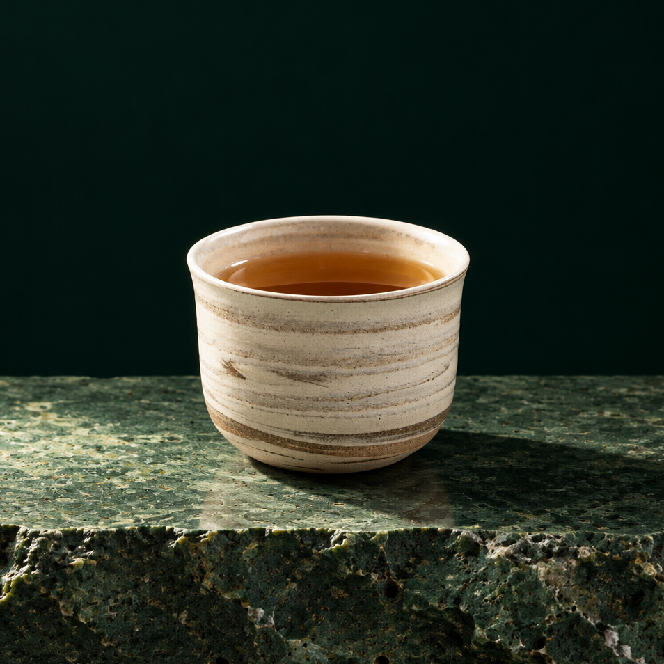 OCHA Teetasse aus Mixed Clay von Mura Mura Ceramics, weitere Ansicht