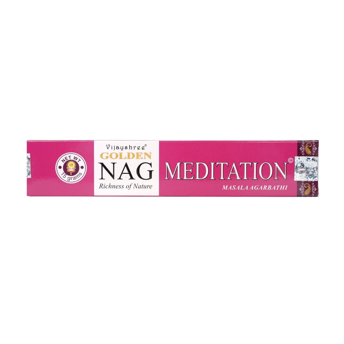 Golden Nag Räucherstäbchen | Handgerollter Duft für Meditation