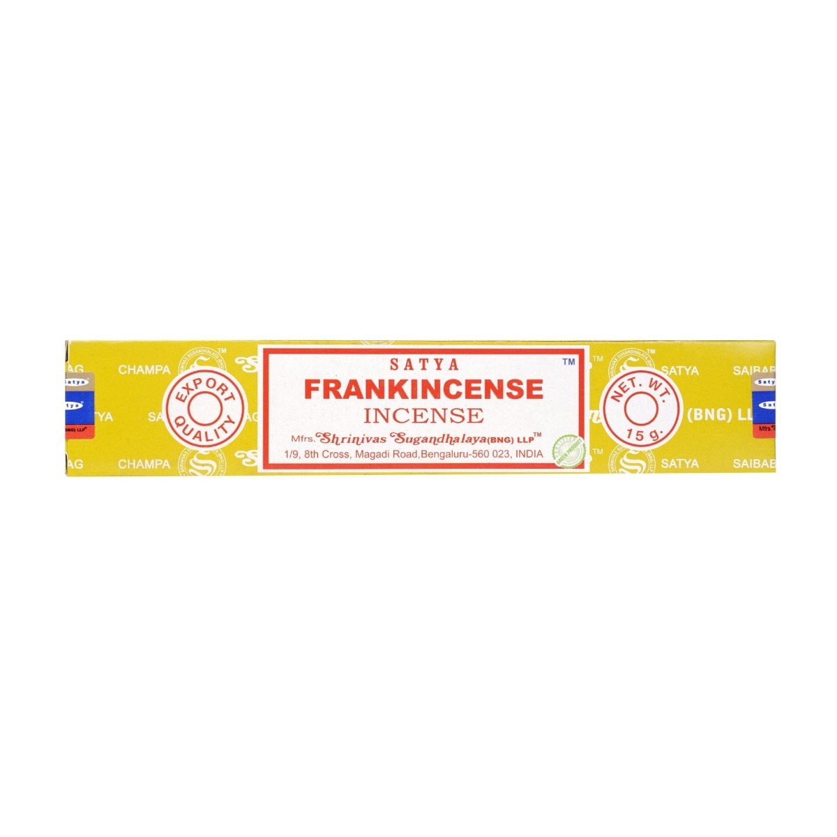 Satya Räucherstäbchen Verpackung für Yoga und Entspannung