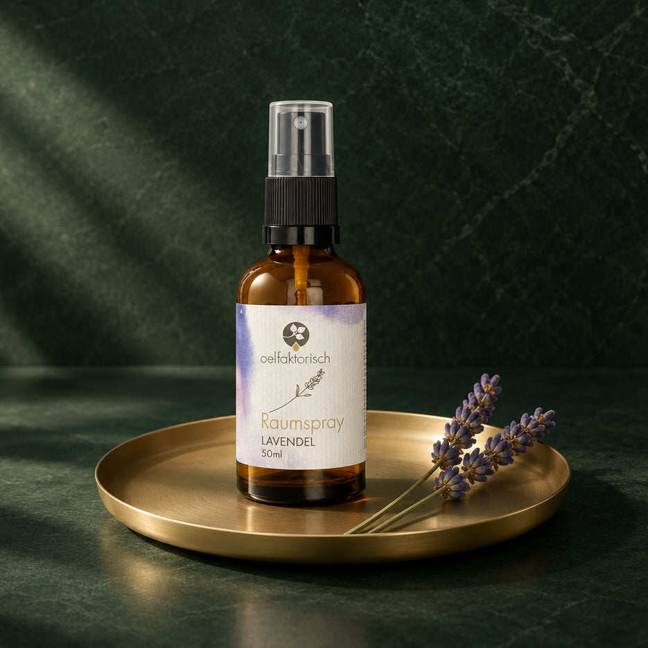 Kopfkissenspray Lavendel von oelfaktorisch, 50-ml-Sprühflasche