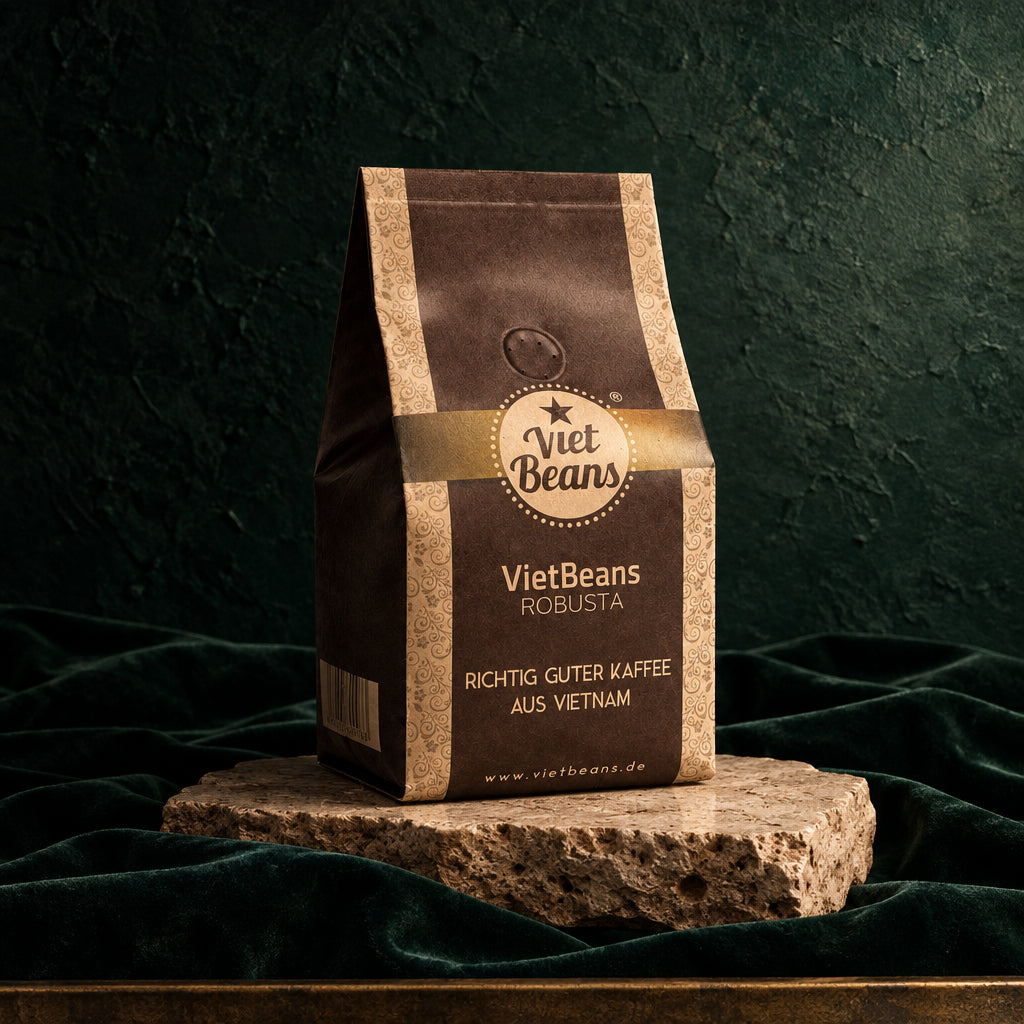 VietBeans Robusta – der Wachmacher, vietnamesischer Kaffee in der Aromaverpackung