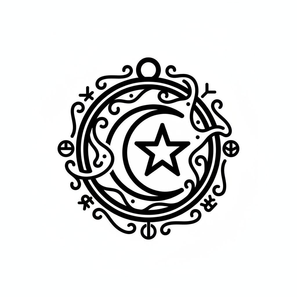 Spiritueller Schmuck Icon