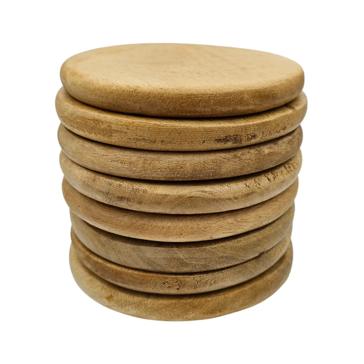Teakholz Tischuntersetzer 10 cm von Miamonda, Ansicht 8