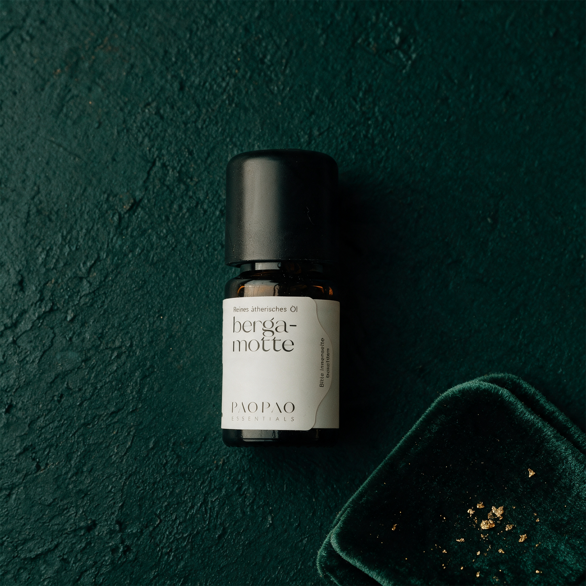 Bergamotte Öl 5ml | 100% ätherisches Öl aus Italien – Anwendung vor tiefem Smaragdgrün