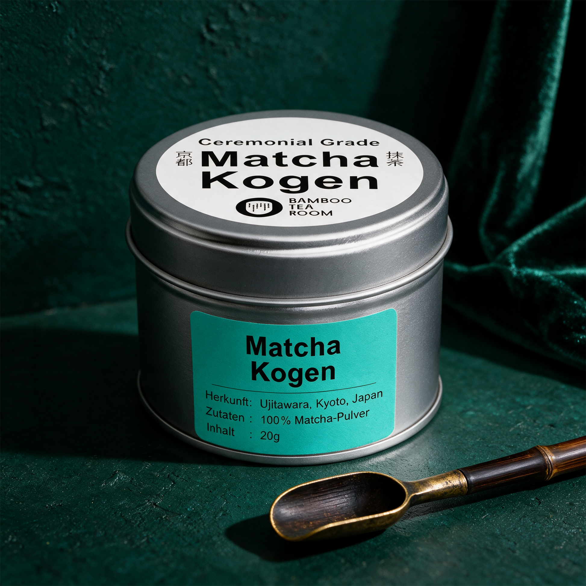 Matcha Kogen | Milder First-Flush-Matcha aus Ujitawara, Kyoto – Anwendung vor tiefem Smaragdgrün