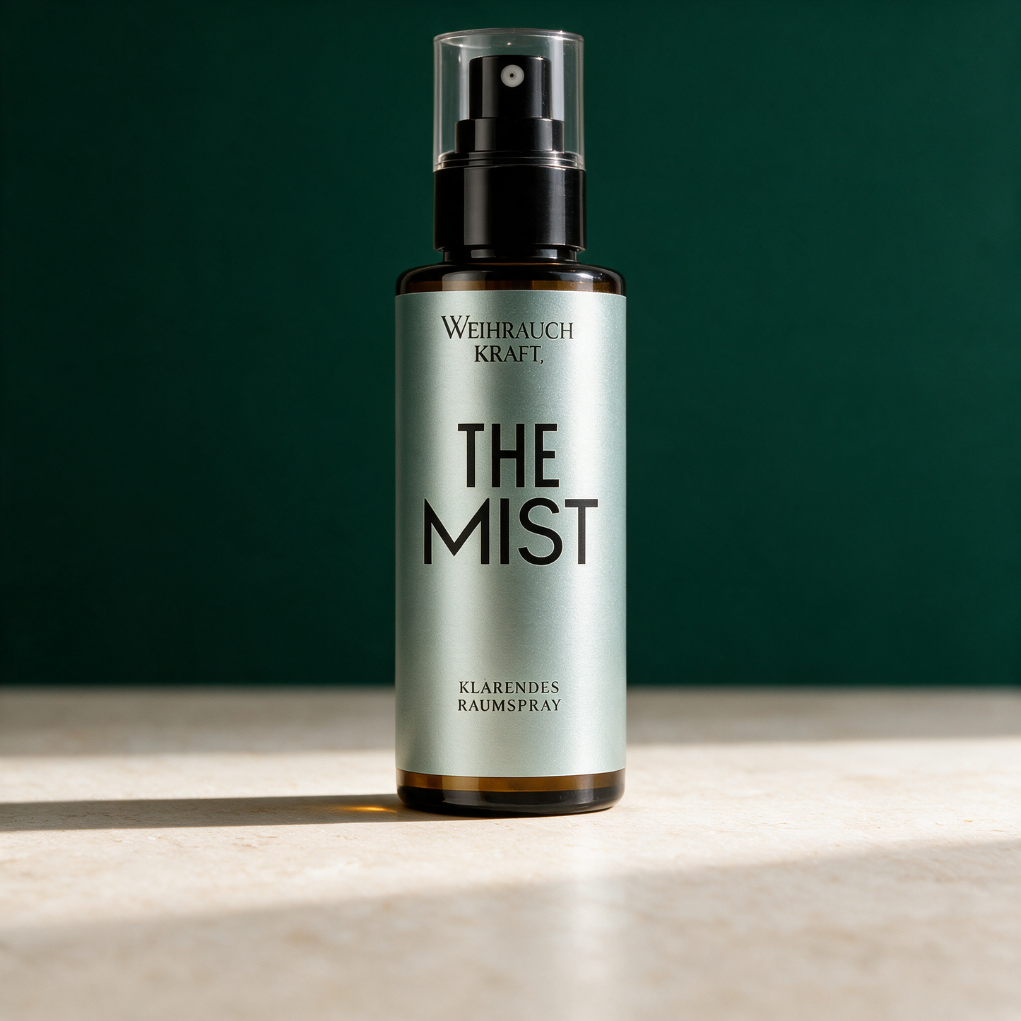 THE MIST - Klärendes Raumspray – reine Produktansicht in der Temple-of-Desire-Bildwelt