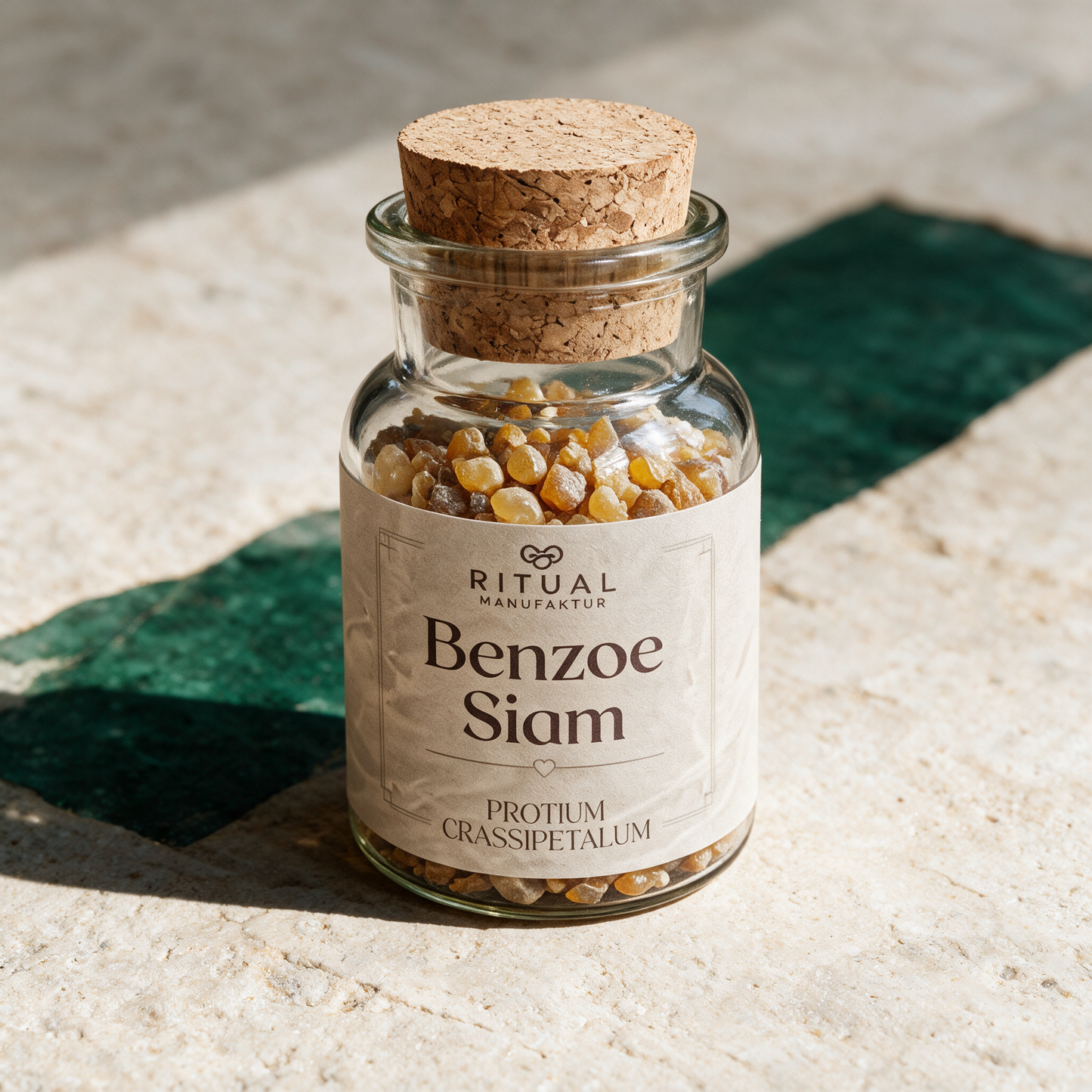 Benzoe Siam – reine Produktansicht in der Temple-of-Desire-Bildwelt