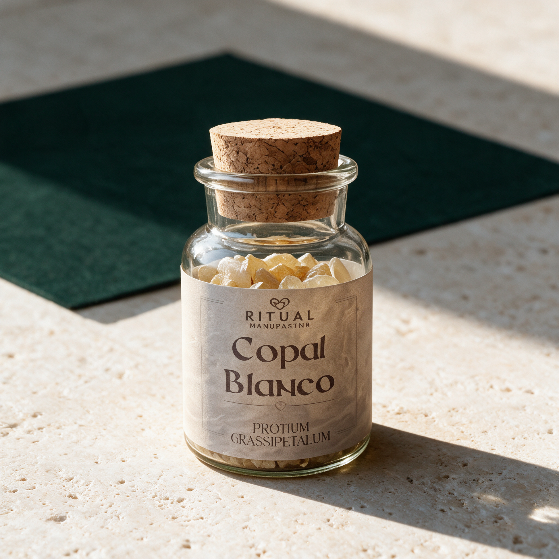 Copal Blanco Protium crassipetalum – reine Produktansicht in der Temple-of-Desire-Bildwelt