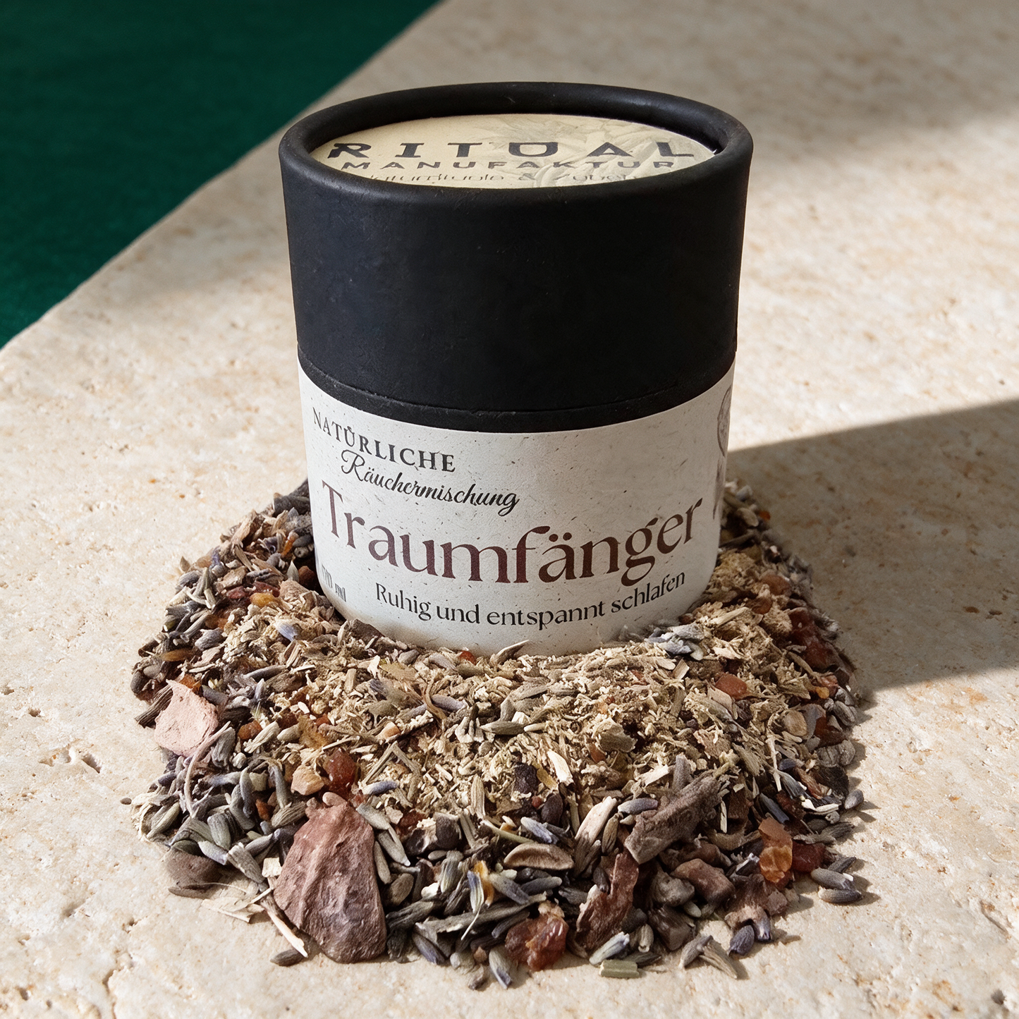 Traumfänger Räuchermischung – contents in der Temple-of-Desire-Bildwelt