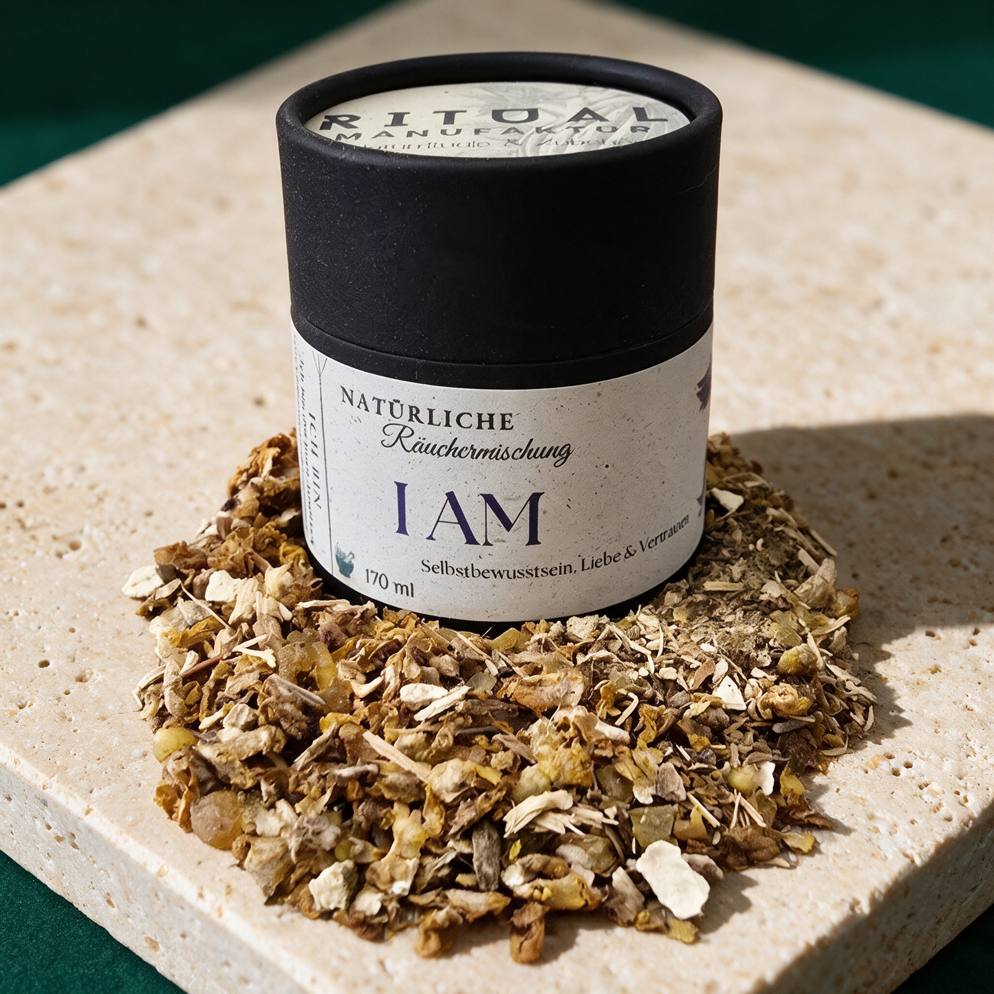 I AM Räuchermischung – contents in der Temple-of-Desire-Bildwelt