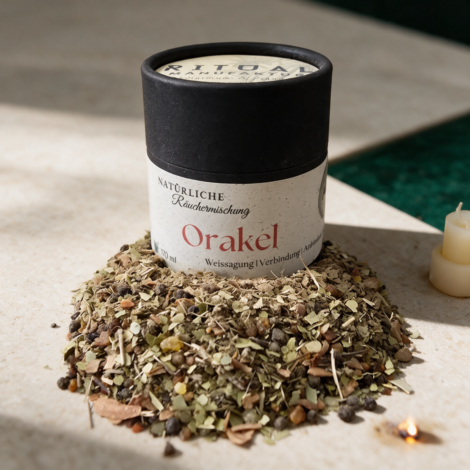 Orakel Räuchermischung – contents in der Temple-of-Desire-Bildwelt