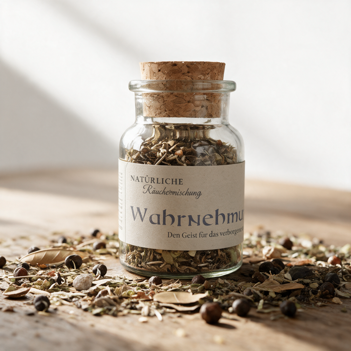 Wahrnehmung Räuchermischung – für Meditation & innere Klarheit – contents in der Temple-of-Desire-Bildwelt