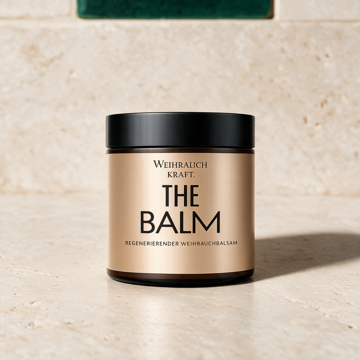 THE BALM | Weihrauchbalsam für Gesicht, Körper & Hände – reine Produktansicht in der Temple-of-Desire-Bildwelt