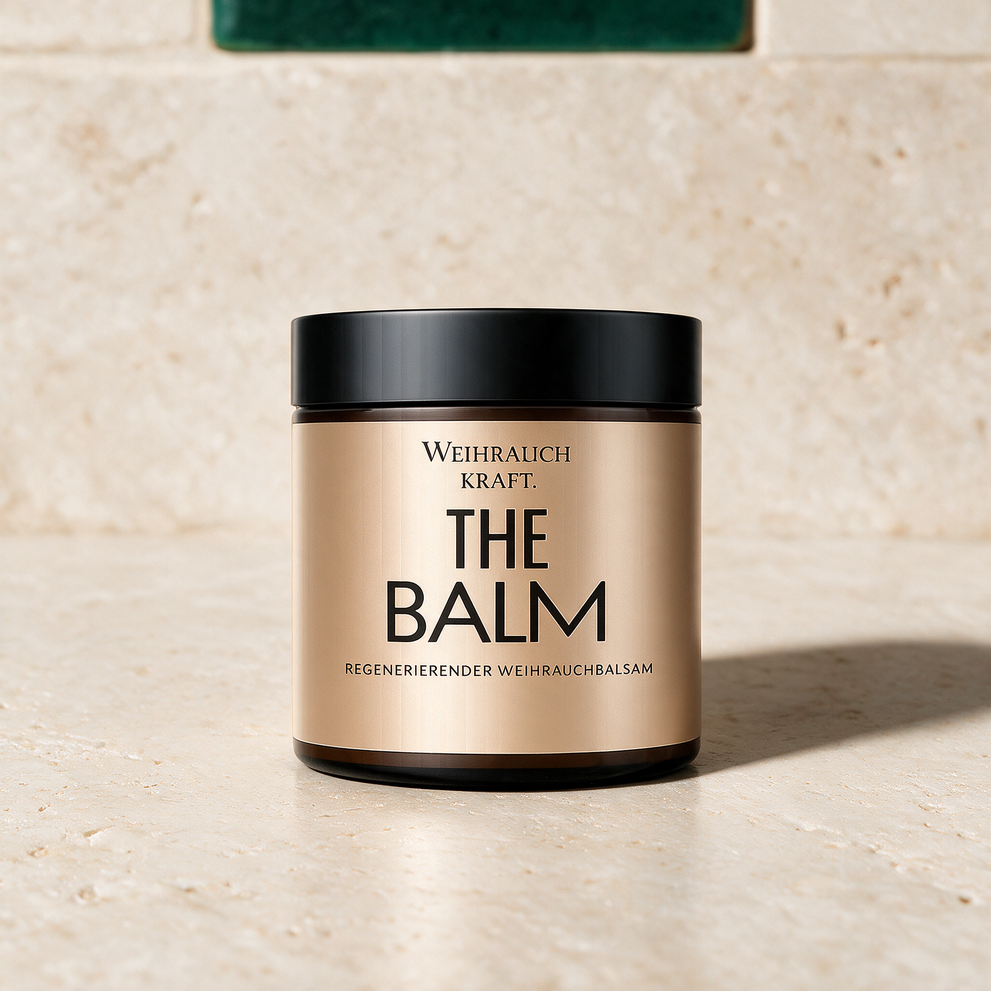 THE BALM | Weihrauchbalsam für Gesicht, Körper & Hände – reine Produktansicht in der Temple-of-Desire-Bildwelt