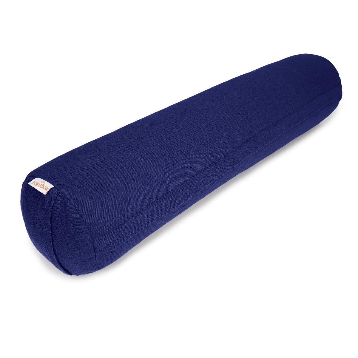 Detailansicht der Naht und des Baumwollgewebes am Yoga Bolster